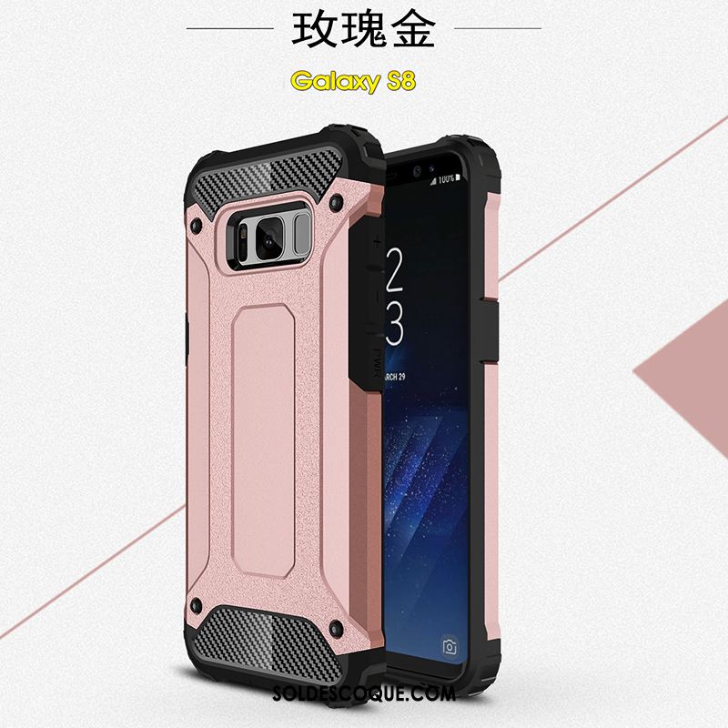 Coque Samsung Galaxy S8 Silicone Tout Compris Épaissir Antidérapant Étui Pas Cher