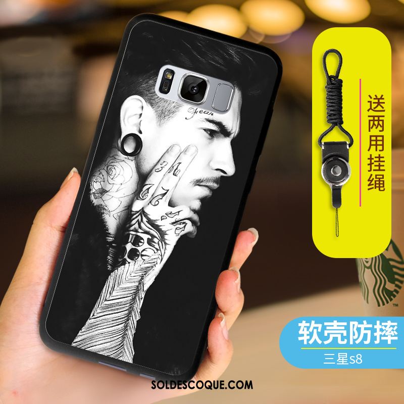 Coque Samsung Galaxy S8 Silicone Téléphone Portable Fluide Doux Étui Étoile Pas Cher