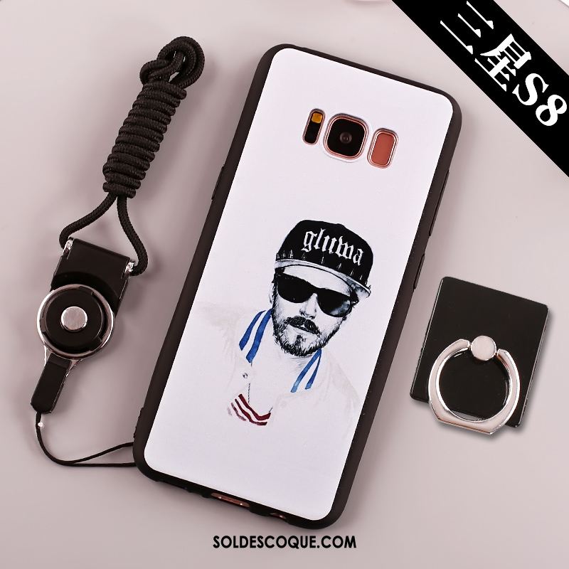 Coque Samsung Galaxy S8+ Tendance Silicone Grand Étoile Bleu Soldes