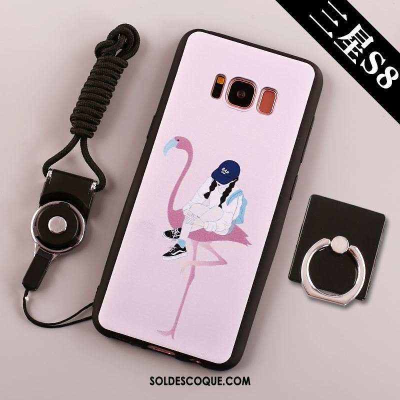 Coque Samsung Galaxy S8+ Tendance Silicone Grand Étoile Bleu Soldes