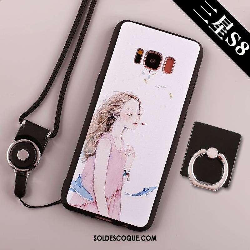 Coque Samsung Galaxy S8+ Tendance Silicone Grand Étoile Bleu Soldes