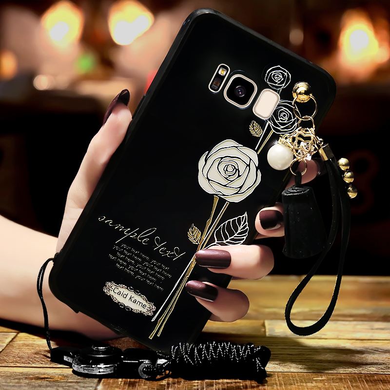 Coque Samsung Galaxy S8+ Tout Compris Tendance Étui Téléphone Portable Noir France