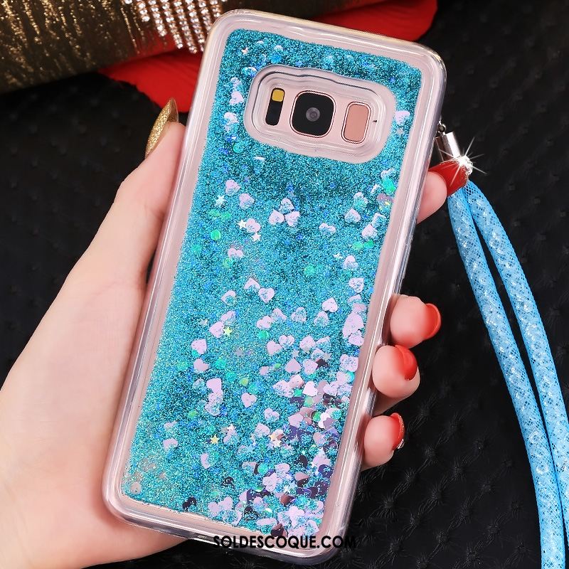 Coque Samsung Galaxy S8+ Tout Compris Étoile Silicone Violet Quicksand Pas Cher