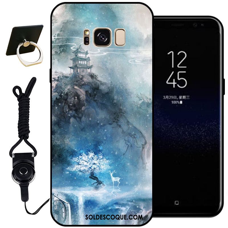 Coque Samsung Galaxy S8+ Téléphone Portable Peinture Étoile Silicone Gaufrage Pas Cher