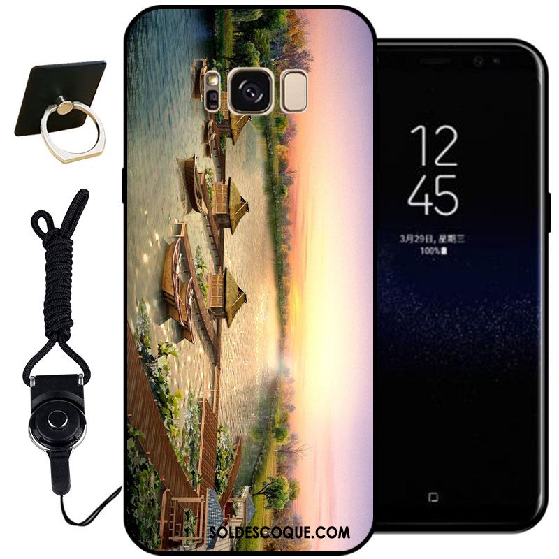 Coque Samsung Galaxy S8+ Téléphone Portable Peinture Étoile Silicone Gaufrage Pas Cher