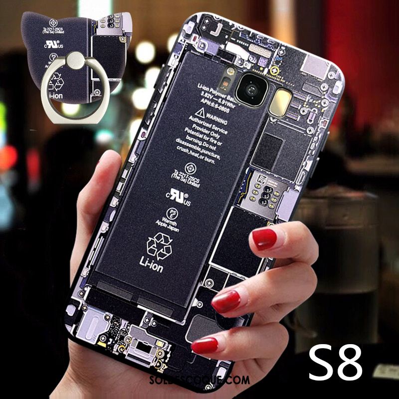 Coque Samsung Galaxy S8 Téléphone Portable Personnalité Étoile Marque De Tendance Incassable En Ligne