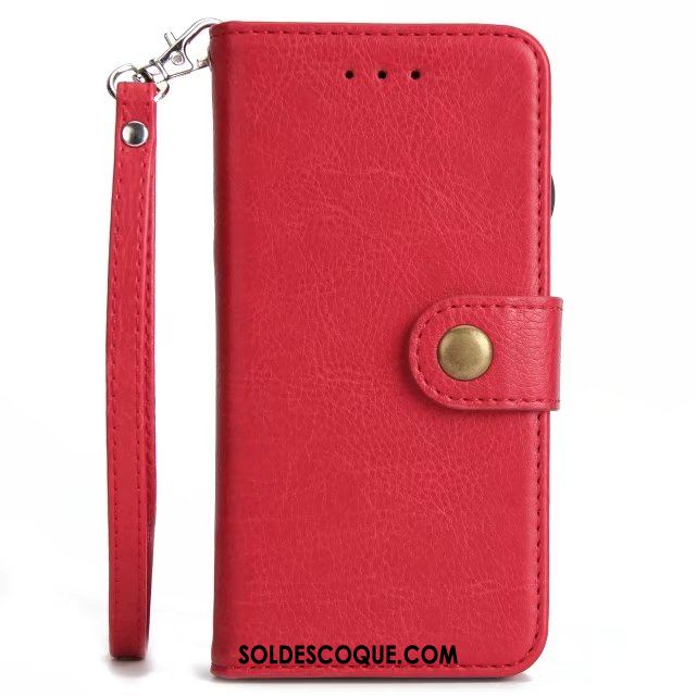 Coque Samsung Galaxy S8 Téléphone Portable Étui En Cuir Vin Rouge Étoile Portefeuille Soldes