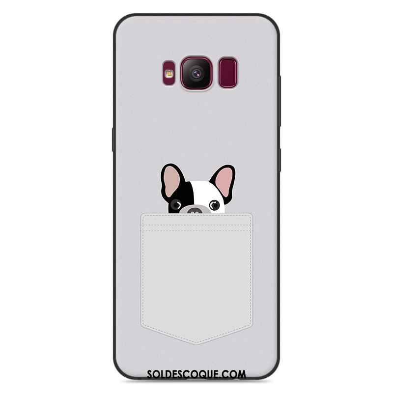 Coque Samsung Galaxy S8 Étoile Incassable Silicone Téléphone Portable Gris Soldes