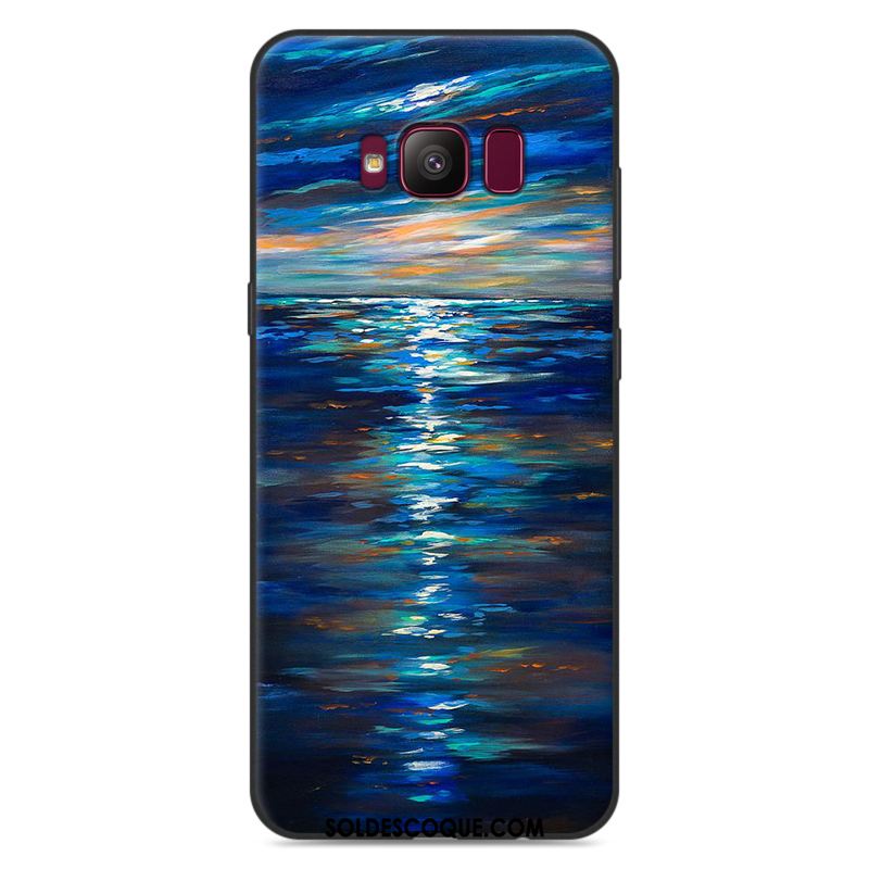 Coque Samsung Galaxy S8 Étoile Incassable Silicone Téléphone Portable Gris Soldes