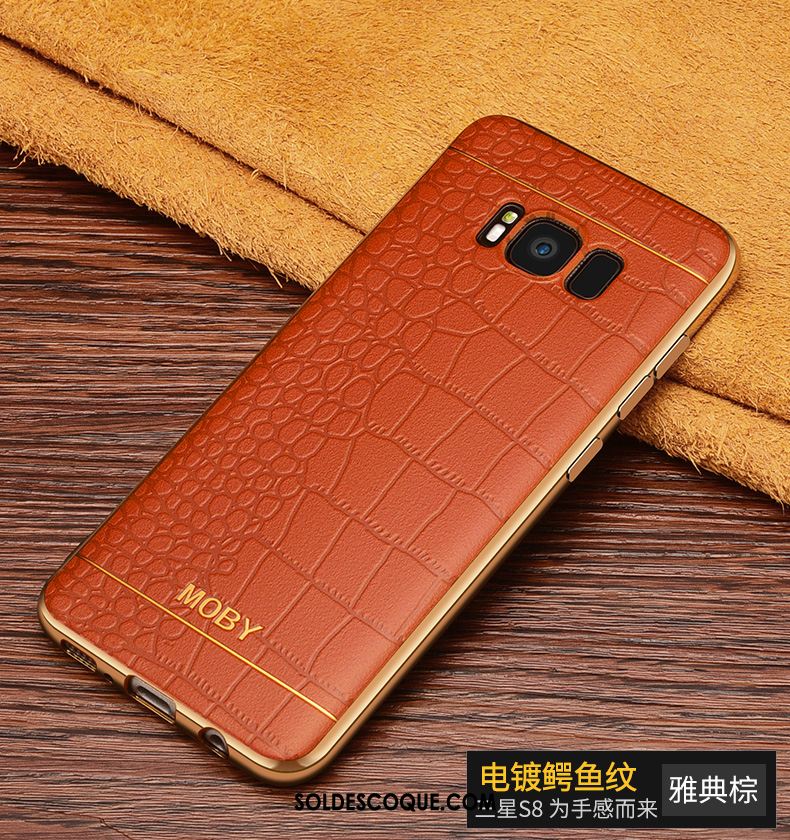 Coque Samsung Galaxy S8 Étoile Marron Fluide Doux Business Silicone En Ligne