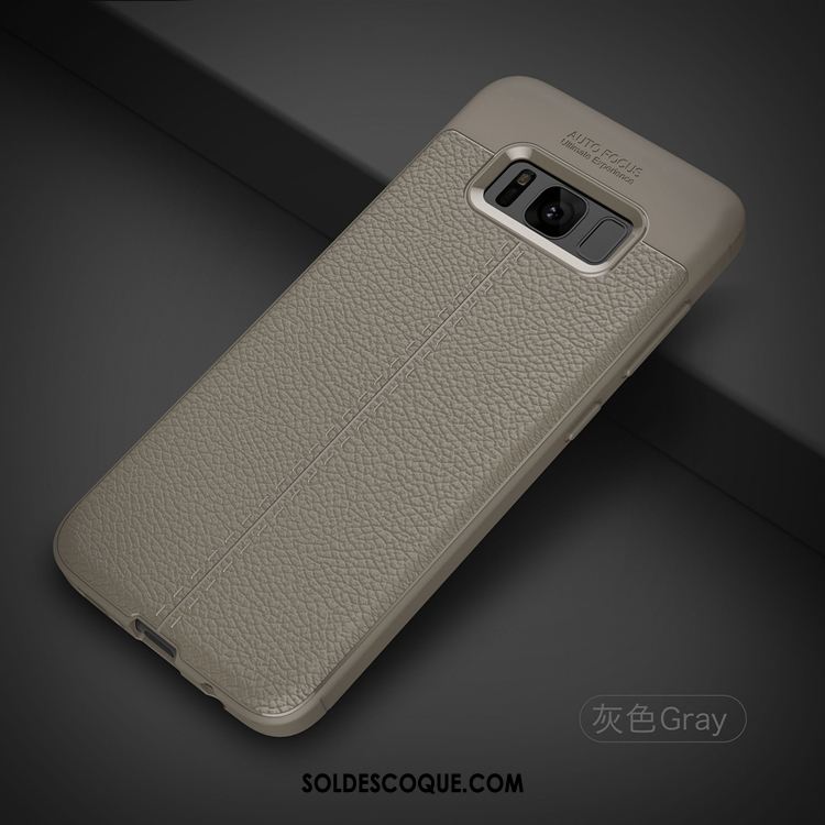 Coque Samsung Galaxy S8 Étoile Téléphone Portable Fluide Doux Silicone Gris Pas Cher