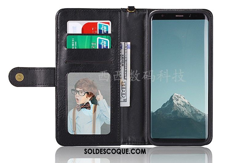 Coque Samsung Galaxy S8+ Étoile Téléphone Portable Étui En Cuir Sac Carte Incassable En Ligne