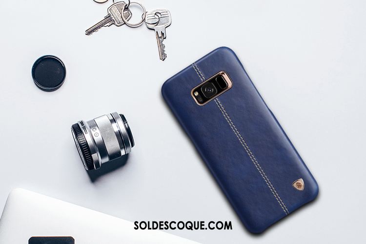 Coque Samsung Galaxy S8 Étui En Cuir Étoile Or Business Protection Housse Soldes