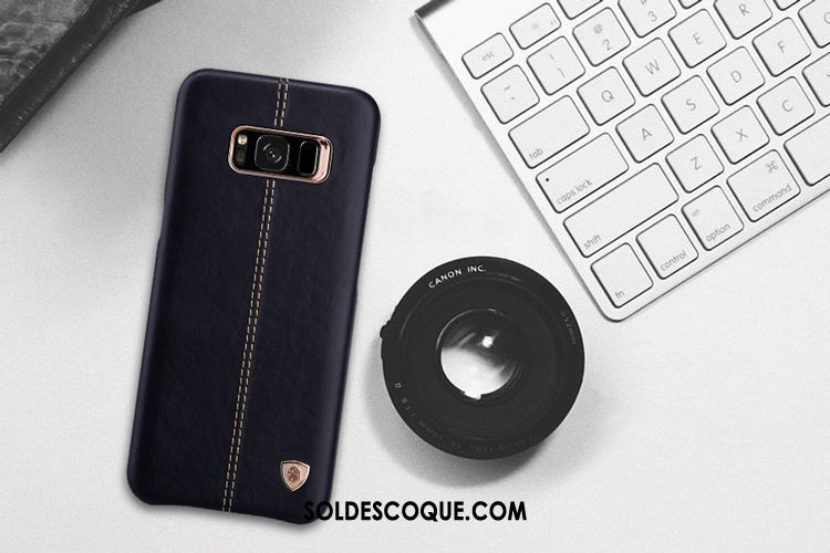 Coque Samsung Galaxy S8 Étui En Cuir Étoile Or Business Protection Housse Soldes