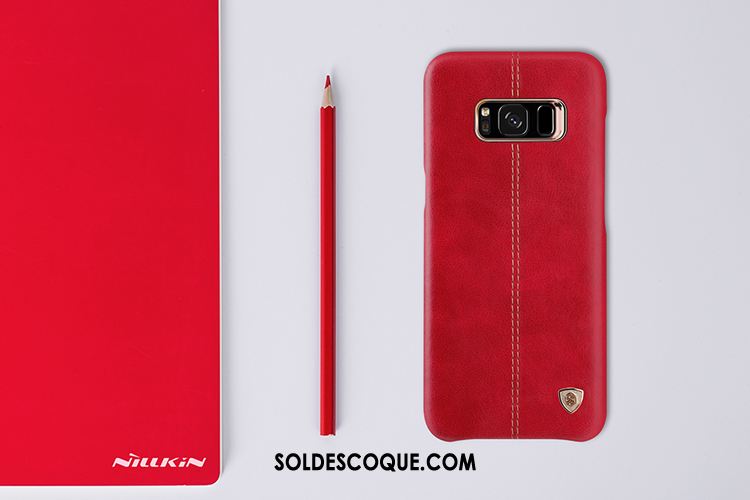 Coque Samsung Galaxy S8 Étui En Cuir Étoile Or Business Protection Housse Soldes