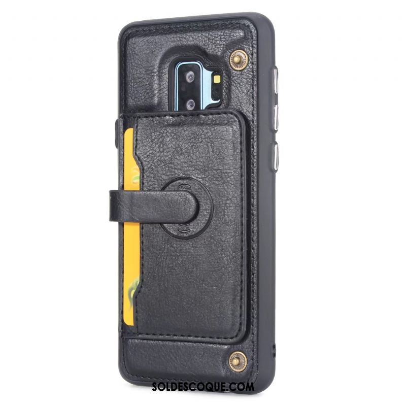 Coque Samsung Galaxy S9+ Business Portefeuille Étoile Étui Étui En Cuir En Vente