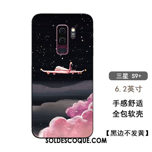 Coque Samsung Galaxy S9+ Ciel Étoilé Étui Bleu Tout Compris Amoureux En Ligne