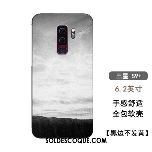 Coque Samsung Galaxy S9+ Ciel Étoilé Étui Bleu Tout Compris Amoureux En Ligne