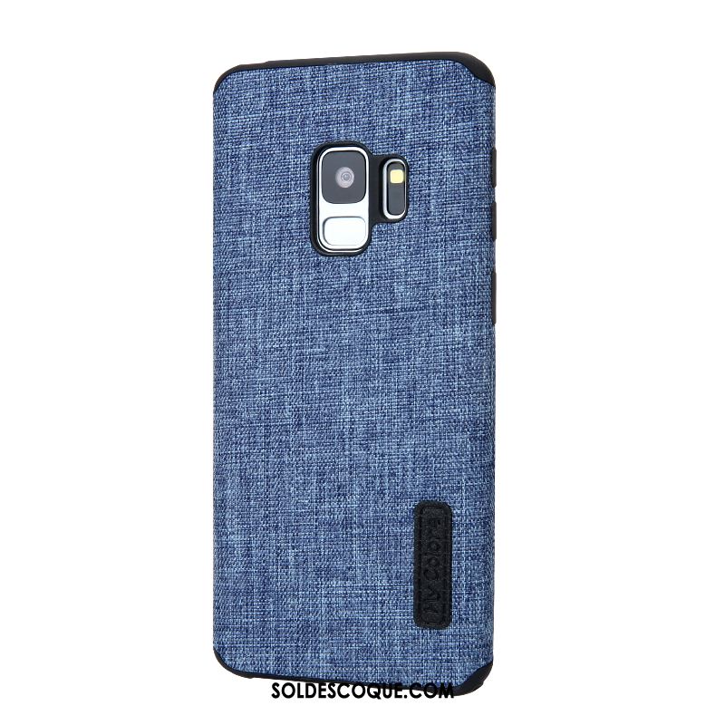 Coque Samsung Galaxy S9 En Denim Simple Étoile Business Protection Housse En Ligne