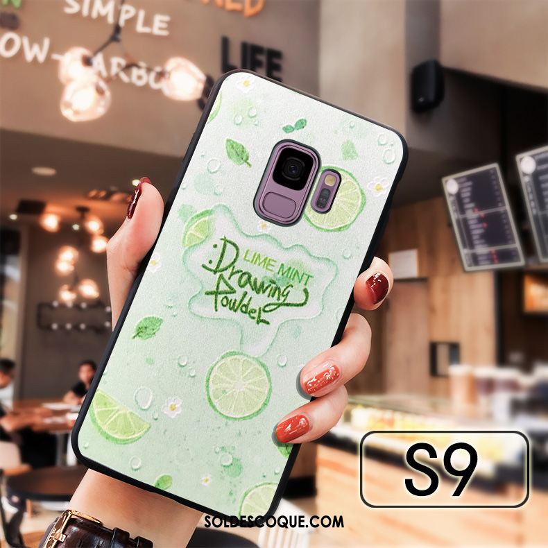 Coque Samsung Galaxy S9 Incassable Fruit Gaufrage Étoile Tout Compris En Vente