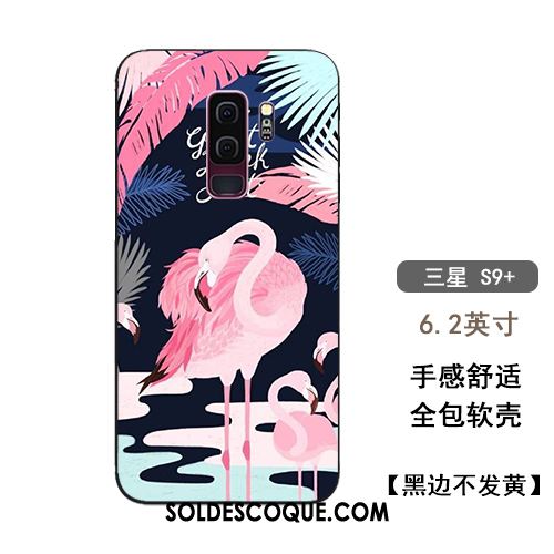 Coque Samsung Galaxy S9+ Ornements Suspendus Incassable Téléphone Portable Silicone Tendance France