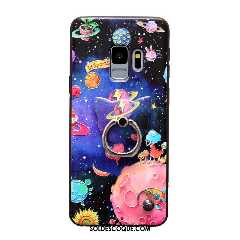 Coque Samsung Galaxy S9 Ornements Suspendus Silicone Fluide Doux Étoile Créatif France