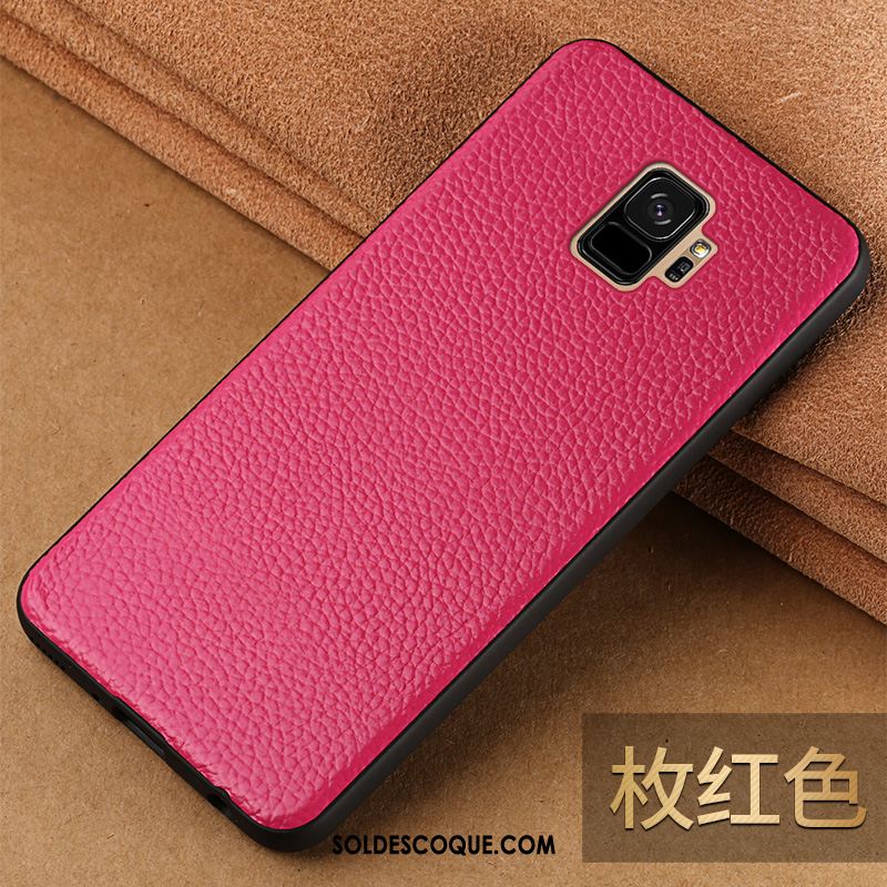 Coque Samsung Galaxy S9 Personnalité Marque De Tendance Tout Compris Téléphone Portable Étui En Cuir Housse Soldes