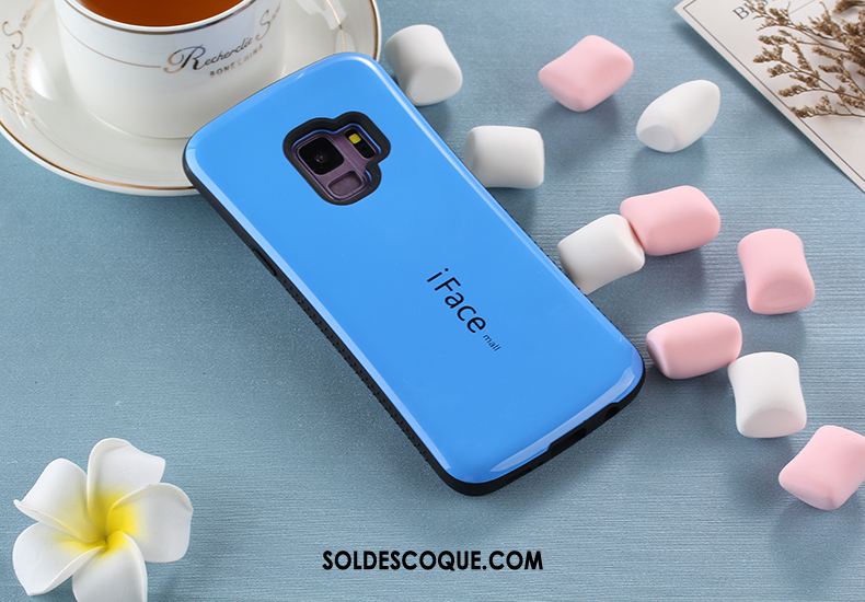 Coque Samsung Galaxy S9 Point D'onde Silicone Protection Téléphone Portable Antidérapant France