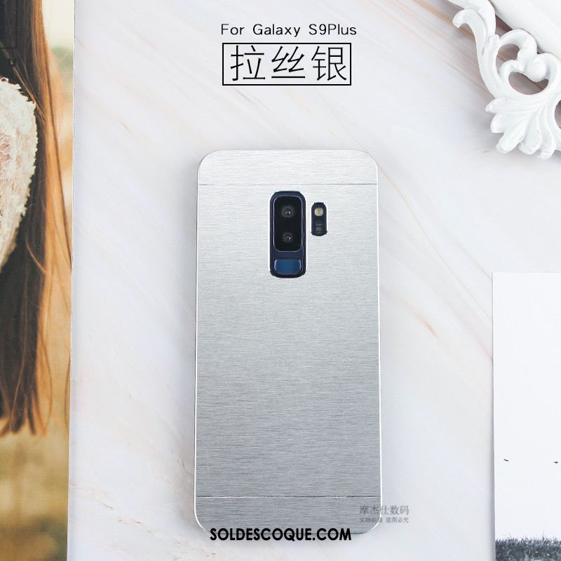 Coque Samsung Galaxy S9+ Protection Étoile Soie Étui Délavé En Daim En Ligne