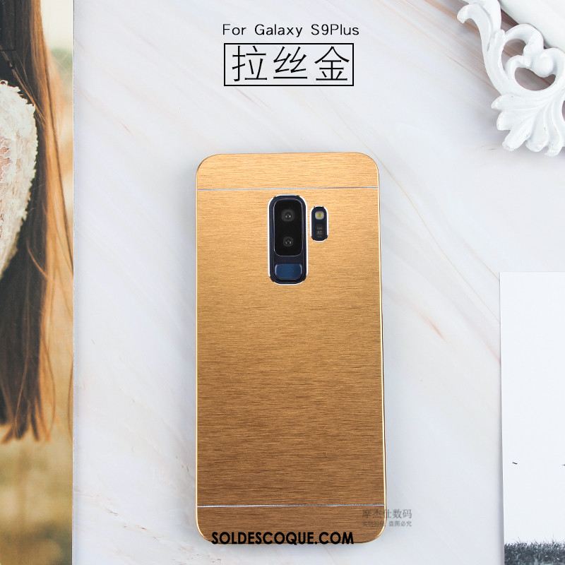 Coque Samsung Galaxy S9+ Protection Étoile Soie Étui Délavé En Daim En Ligne