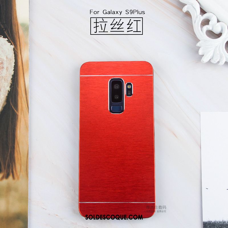 Coque Samsung Galaxy S9+ Protection Étoile Soie Étui Délavé En Daim En Ligne