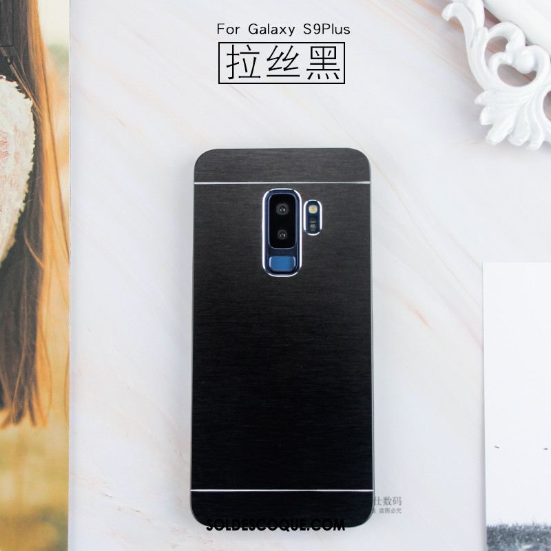 Coque Samsung Galaxy S9+ Protection Étoile Soie Étui Délavé En Daim En Ligne