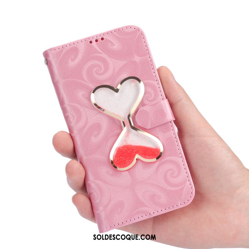 Coque Samsung Galaxy S9 Rose Étui En Cuir Bleu Téléphone Portable Étoile Pas Cher