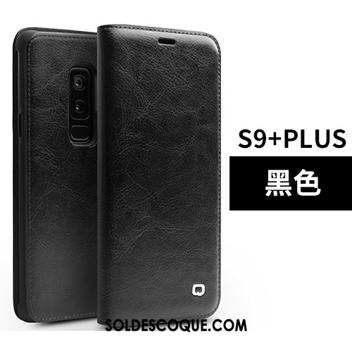 Coque Samsung Galaxy S9+ Sac Étui En Cuir Tendance Téléphone Portable Très Mince Soldes