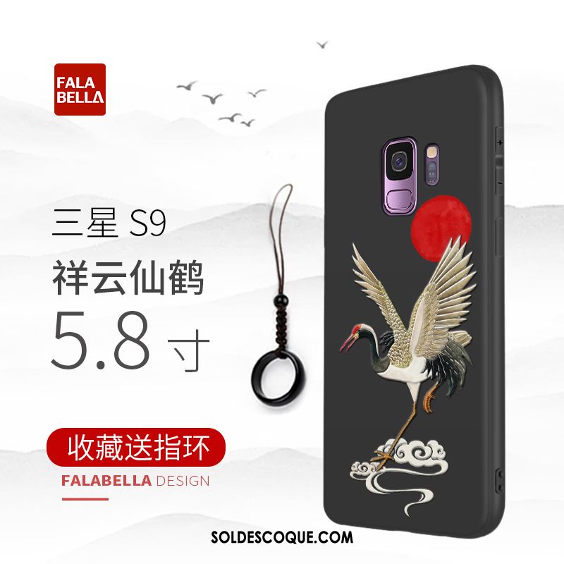 Coque Samsung Galaxy S9 Silicone Téléphone Portable Protection Étoile Style Chinois Soldes