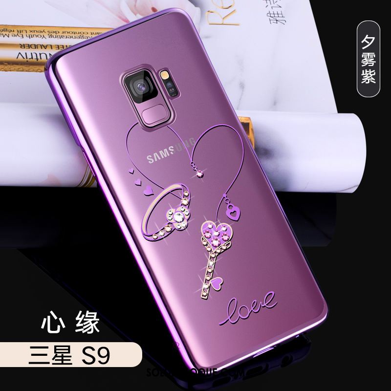 Coque Samsung Galaxy S9 Strass Créatif Or Légères Luxe En Vente