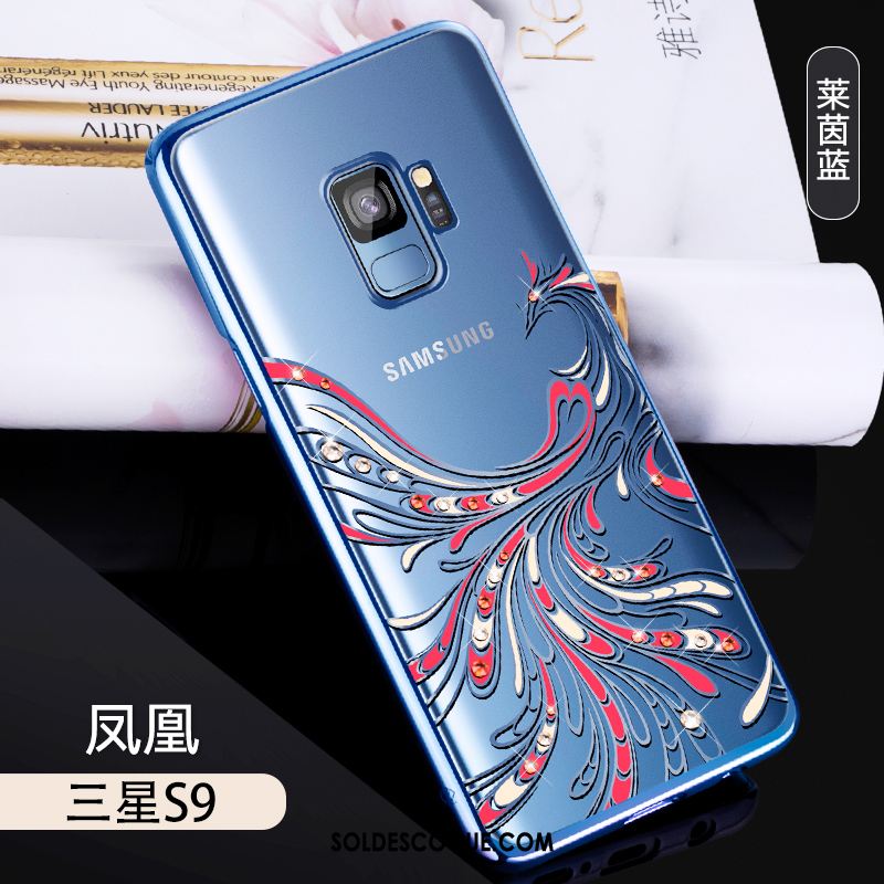 Coque Samsung Galaxy S9 Strass Créatif Or Légères Luxe En Vente