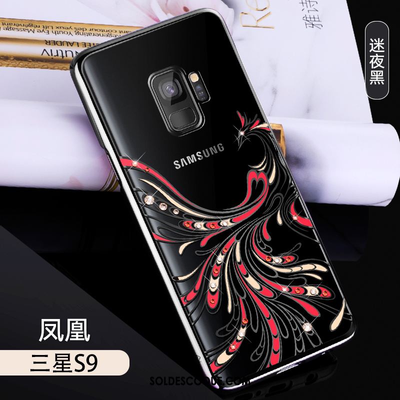 Coque Samsung Galaxy S9 Strass Créatif Or Légères Luxe En Vente