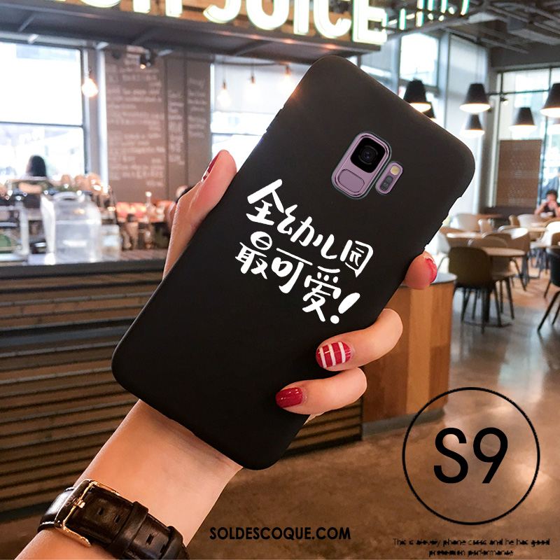 Coque Samsung Galaxy S9 Tendance Fluide Doux Téléphone Portable Créatif Étui En Vente
