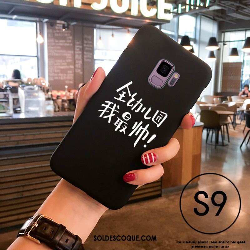 Coque Samsung Galaxy S9 Tendance Fluide Doux Téléphone Portable Créatif Étui En Vente