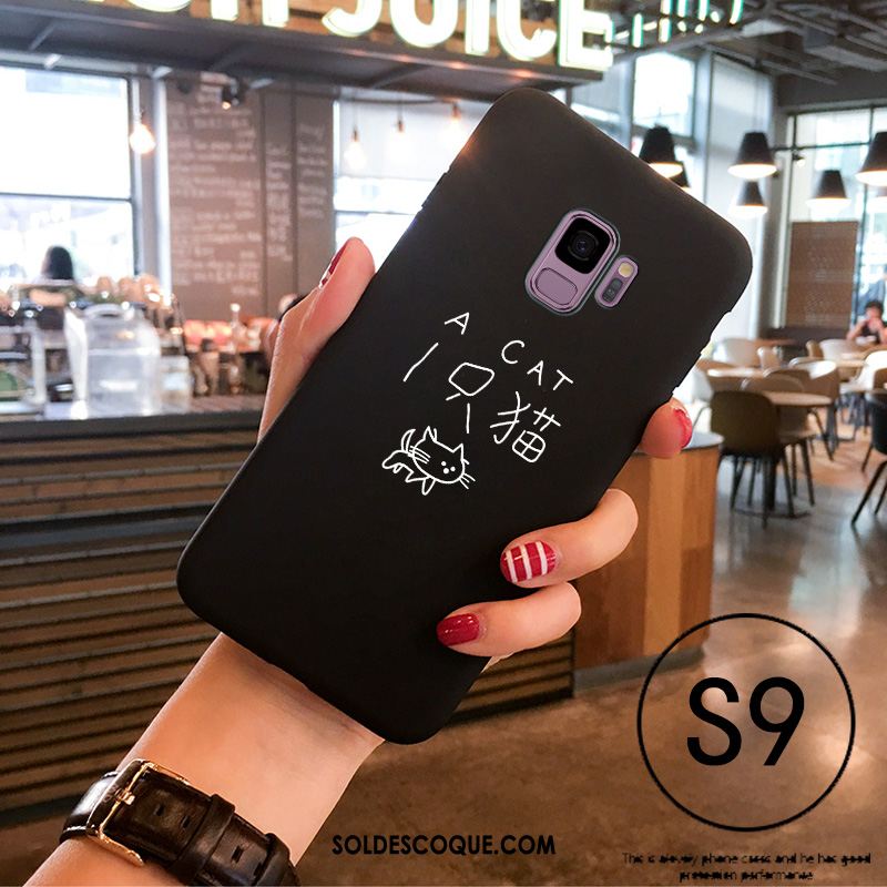 Coque Samsung Galaxy S9 Tendance Fluide Doux Téléphone Portable Créatif Étui En Vente