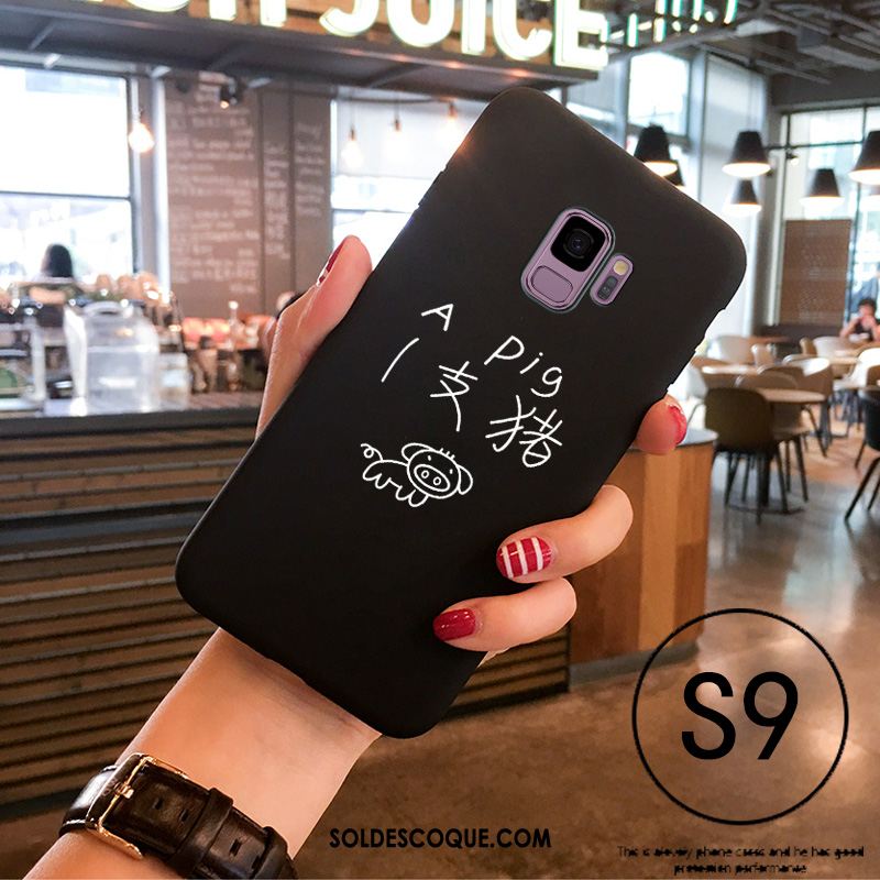 Coque Samsung Galaxy S9 Tendance Fluide Doux Téléphone Portable Créatif Étui En Vente