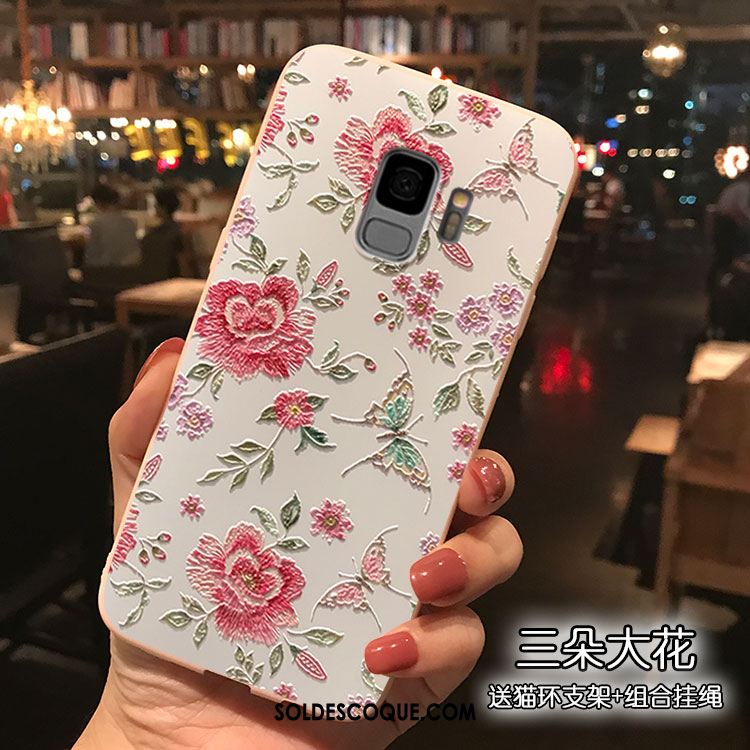 Coque Samsung Galaxy S9 Tendance Net Rouge Téléphone Portable Tout Compris Personnalité Pas Cher