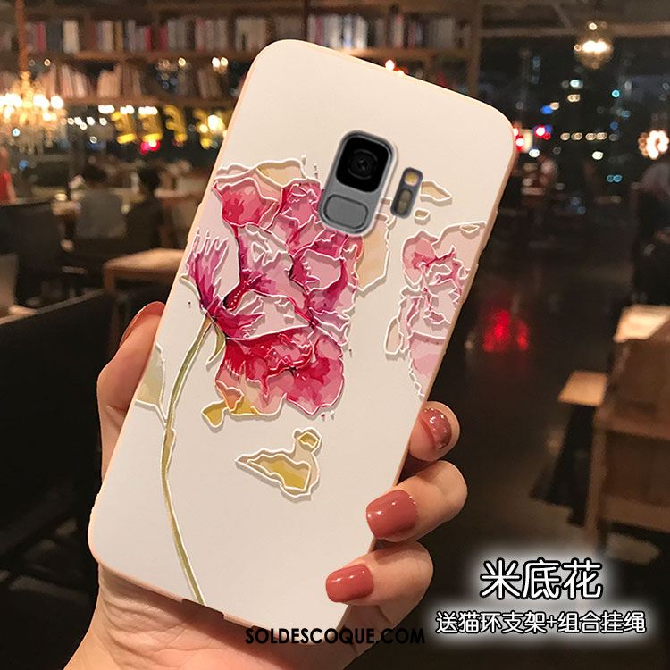 Coque Samsung Galaxy S9 Tendance Net Rouge Téléphone Portable Tout Compris Personnalité Pas Cher