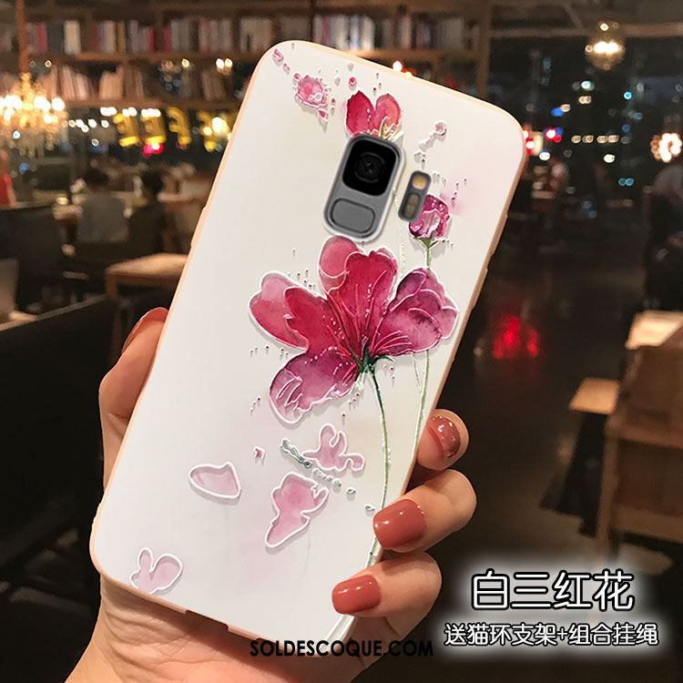 Coque Samsung Galaxy S9 Tendance Net Rouge Téléphone Portable Tout Compris Personnalité Pas Cher