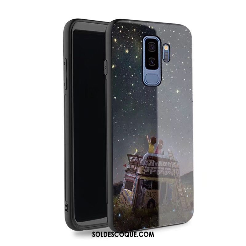 Coque Samsung Galaxy S9+ Tendance Téléphone Portable Incassable Silicone Créatif Pas Cher