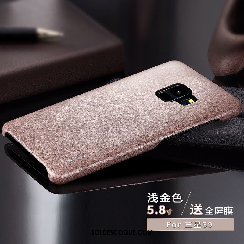 Coque Samsung Galaxy S9 Très Mince Incassable Étui En Cuir Fluide Doux Créatif Pas Cher