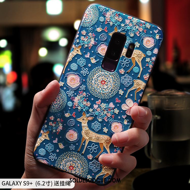 Coque Samsung Galaxy S9+ Très Mince Silicone Créatif Étui Fluide Doux Housse En Ligne
