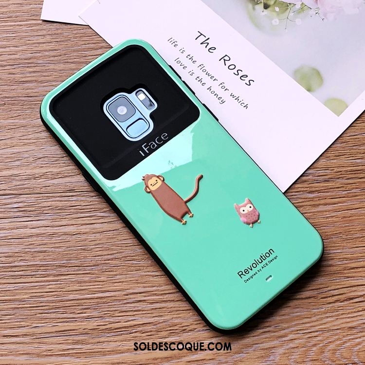 Coque Samsung Galaxy S9 Téléphone Portable Protection Bleu Étoile Silicone En Vente