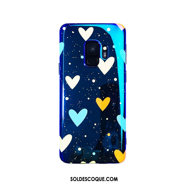 Coque Samsung Galaxy S9 Téléphone Portable Étoile Incassable Protection Bleu Pas Cher